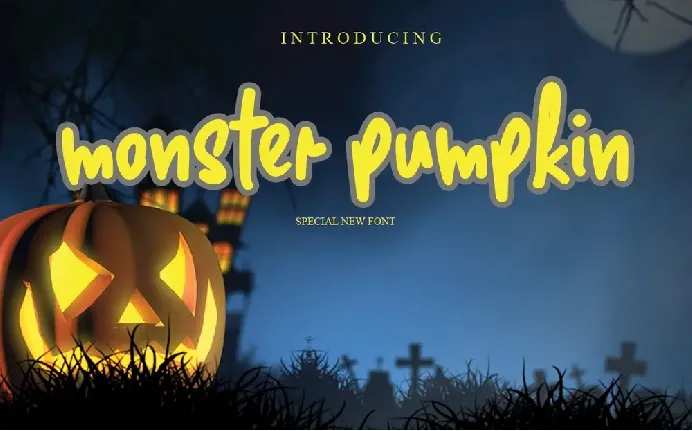 Monster Pumpkin font