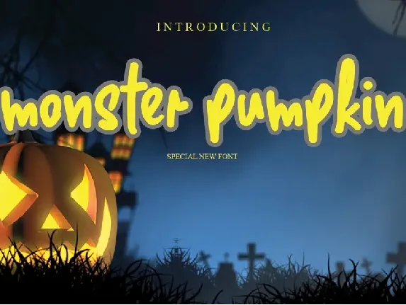 Monster Pumpkin font