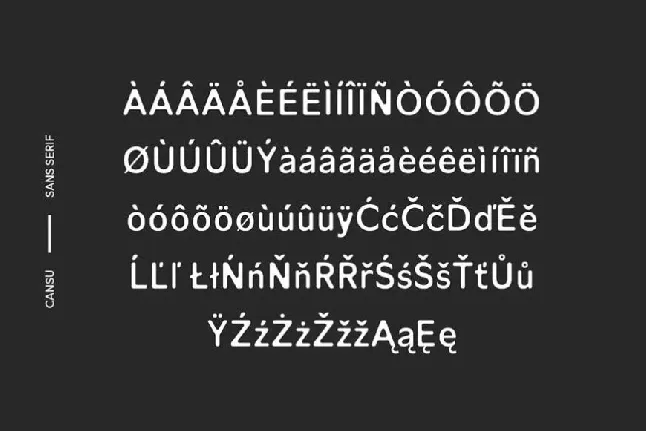 Cansu Sans Serif Family font