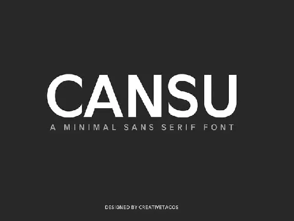 Cansu Sans Serif Family font