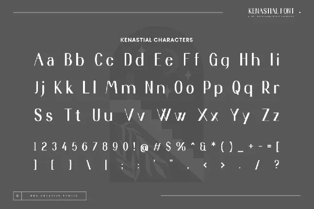 Kenastial Personal Use font