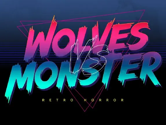 Wolves Vs Monster font