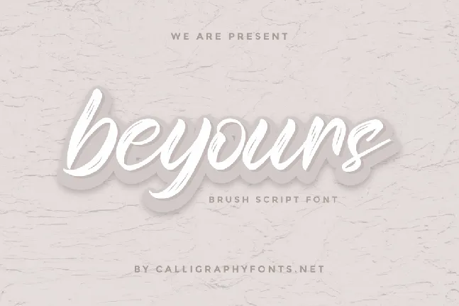 Beyours Demo font