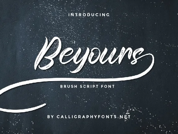 Beyours Demo font