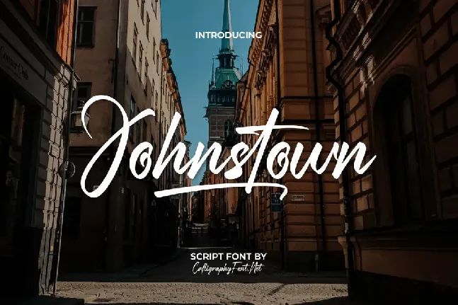 Johnstown Demo font