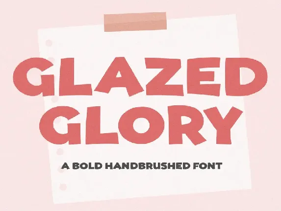 Glazed Glory font