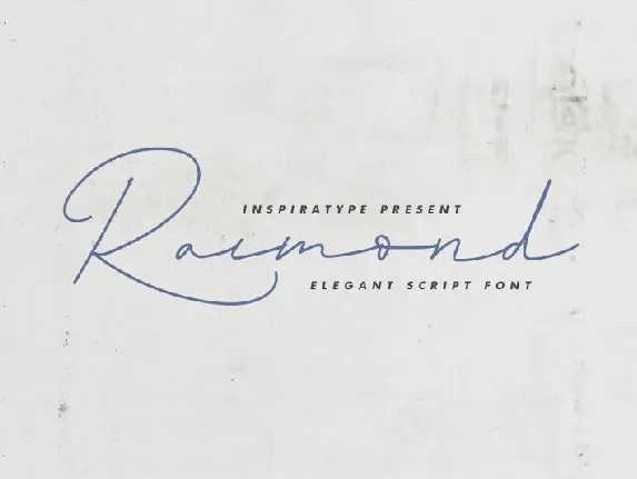 Raimond Elegant Signature font