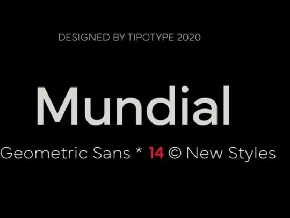 Mundial Family font