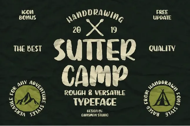 SUTTER CAMP Typeface font