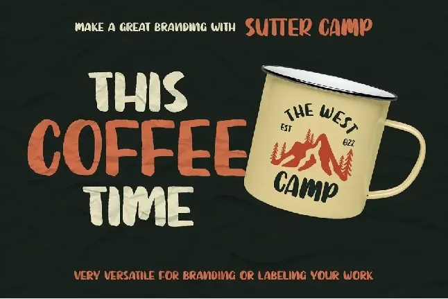 SUTTER CAMP Typeface font