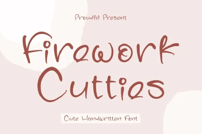 Firework Cutties font