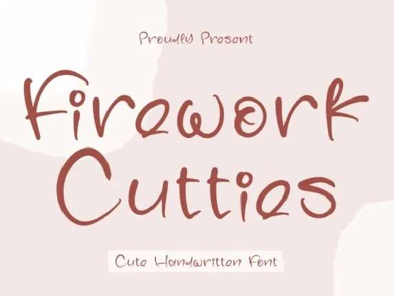 Firework Cutties font