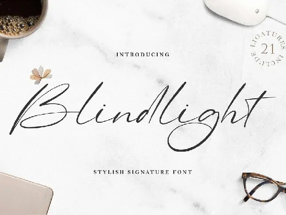 Blindlight font