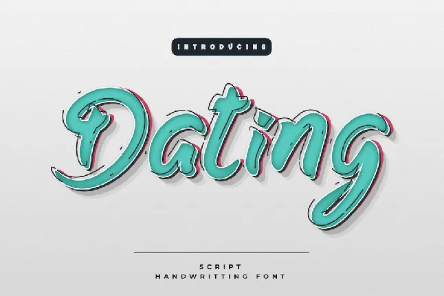 Dating font