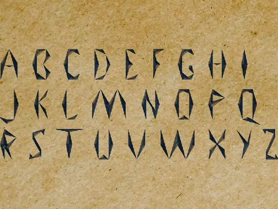 Broken Runes font