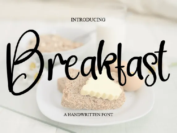 Breakfast Typeface font