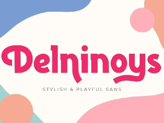 Delninoys Display font