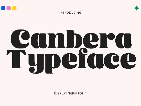 Canbera Serif font