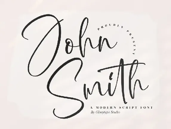 John Smith font