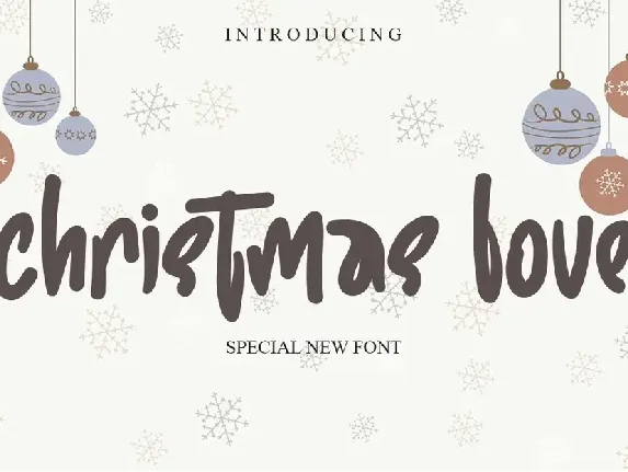 Christma Love font