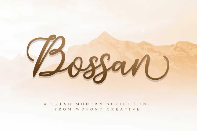 Bossan font