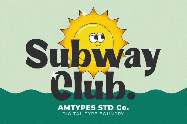 Subway Club font