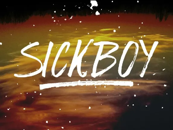 Sickboy Free font