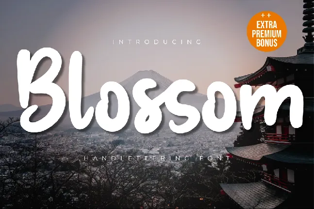 Blossom font