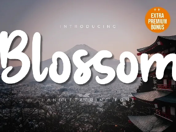 Blossom font