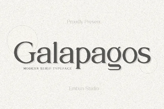 Galapagos font