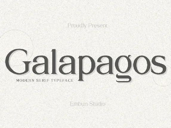 Galapagos font