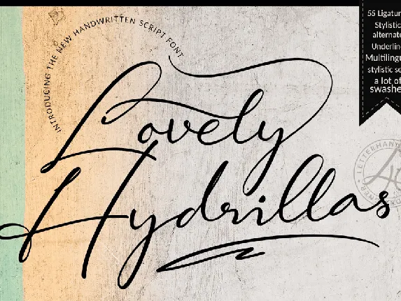 Lovely Hydrillas Free font