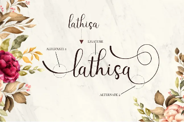 Latisha font