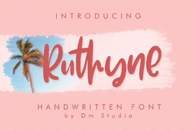 Ruthyne font