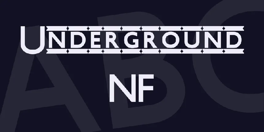 Underground NF font