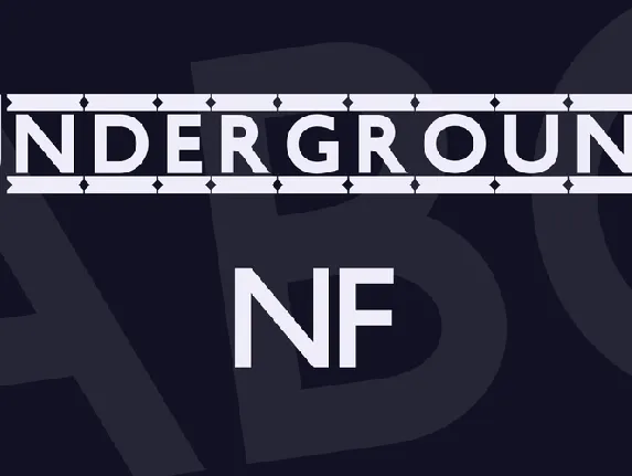 Underground NF font