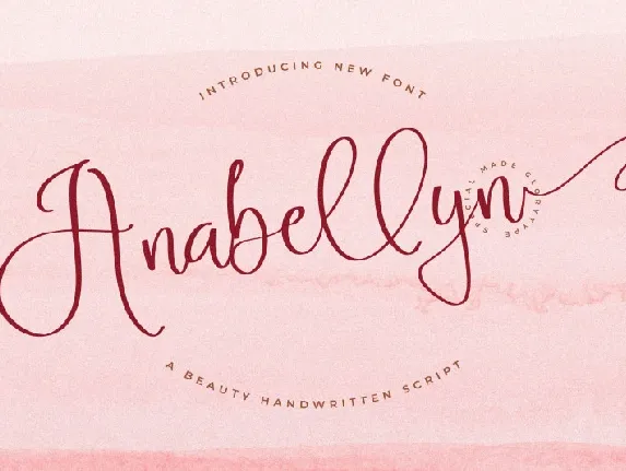 Anabellyn font