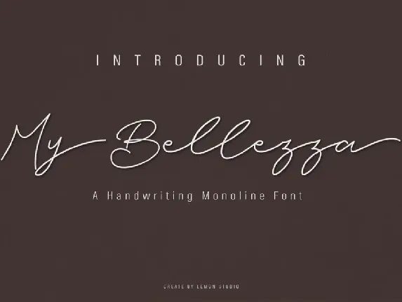 My Bellezza font