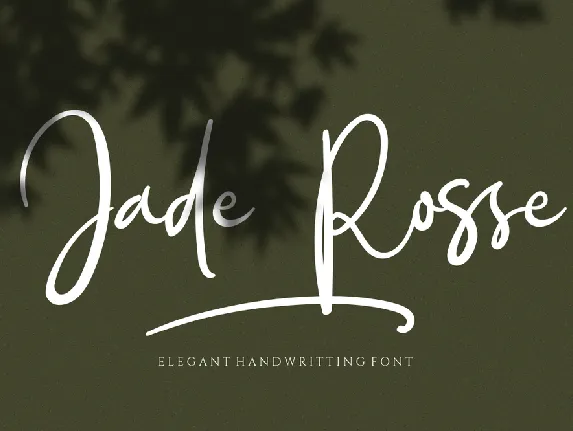 Jade Rosse font