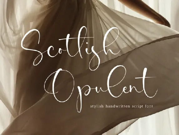 Scottish Opulent font