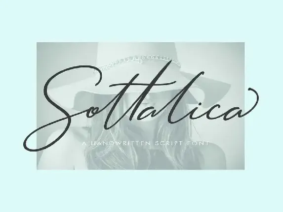 Sottalica Script font