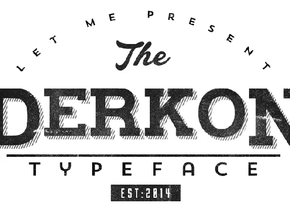 Derkon Typeface font