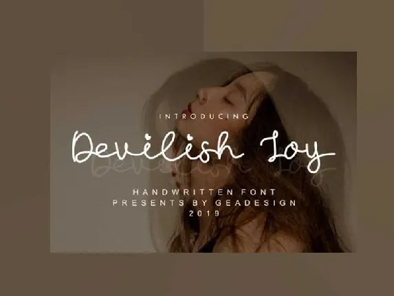 Devilish Joy font