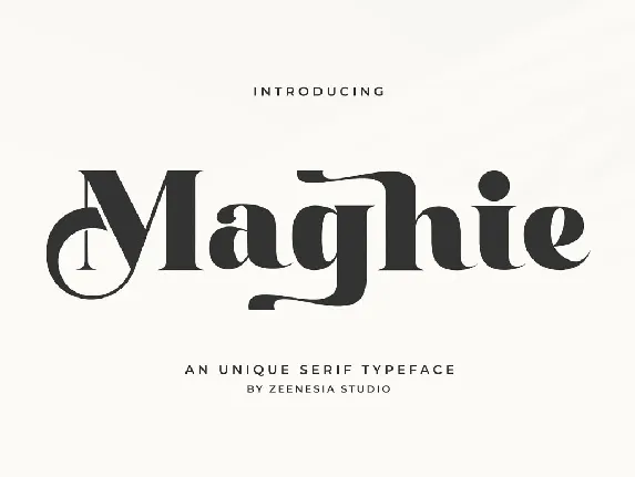 Maghie font