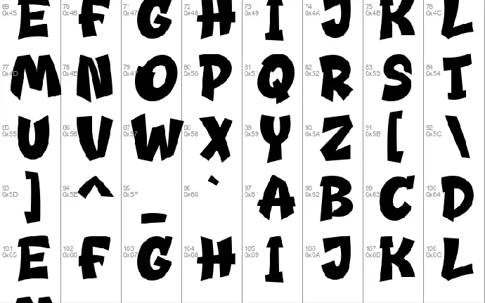 Broadmen font