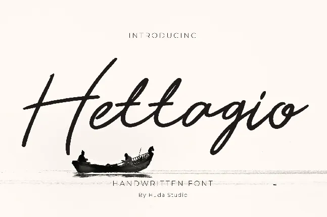 Hettagio font