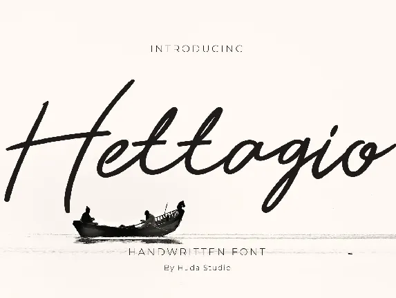 Hettagio font