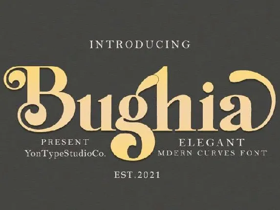 Bughia font