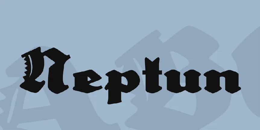 Neptun font