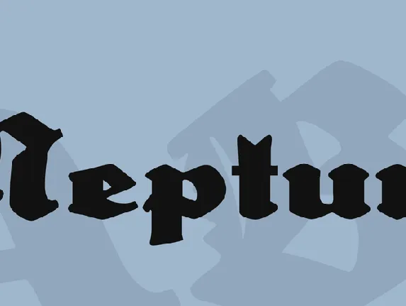 Neptun font